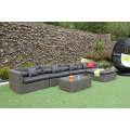 Le design le plus attrayant Sectional Patio Set de canapé de jardin Meubles en osier